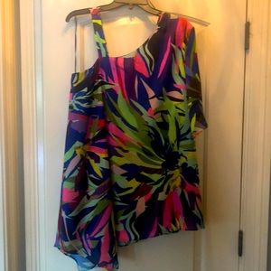 One Shoulder Resortwear Tunic